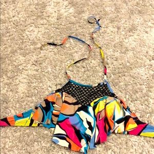 Multicolor bikini top